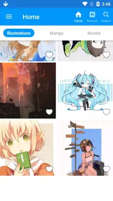 pixiv android App screenshot 1