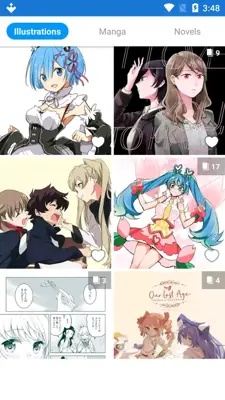 pixiv android App screenshot 4